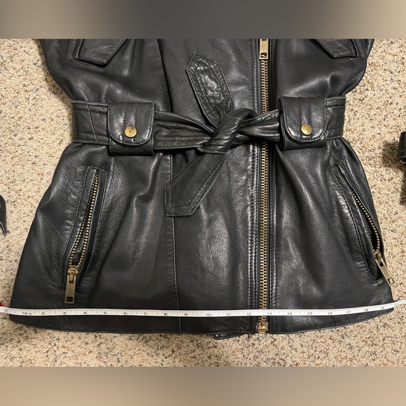 Ladies 90s Vintage Leather Jacket Size Medium - Picture 13 of 15